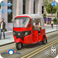 美国驾驶三轮车(US Driving Rickshaw 3d)