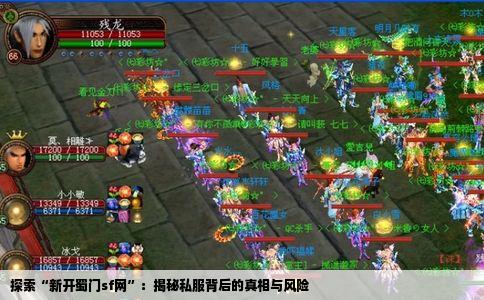 探索“新开蜀门sf网”：揭秘私服背后的真相与风险